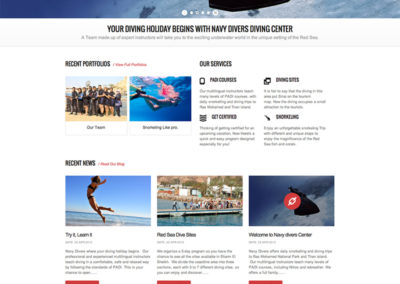 Navy Divers | Website